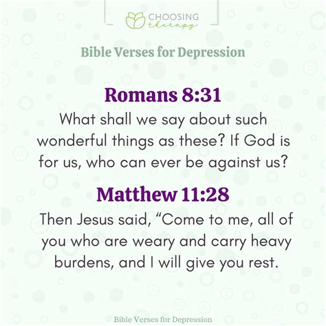 43 Bible Verses for Depression