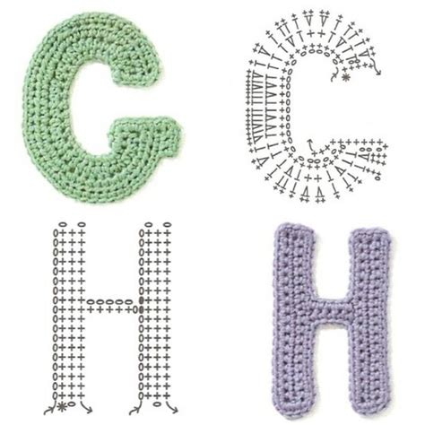 Crochet Alphabet Chart Diagram A to Z ⋆ Crochet Kingdom