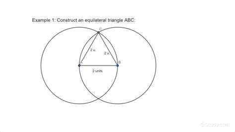 Constructing an Equilateral Triangle | Geometry | Study.com