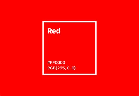 Red Color - Hex, RGB, CMYK, Pantone | Color Codes - U.S. Brand Colors