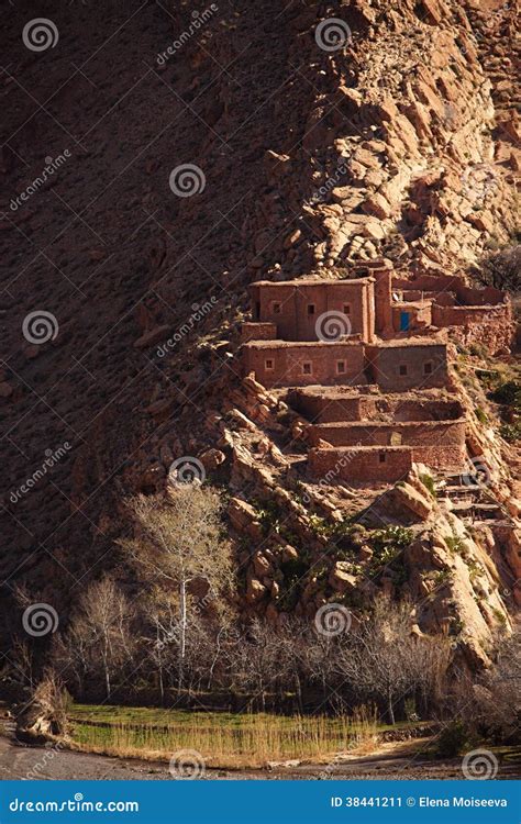 Traditional Berbers Village in High Atlas Mountain Stock Image - Image of culture, morocco: 38441211