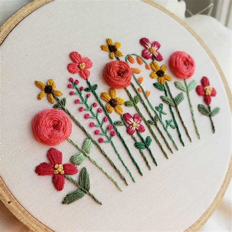 13 Flower Embroidery Patterns To Inspire Your Spring