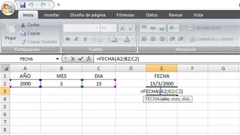 Formulas Para Fechas En Excel - Image to u