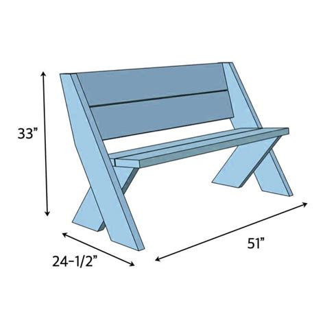 Leopold Bench Plans DIY Aldo Leopold Bench for Garden - Etsy