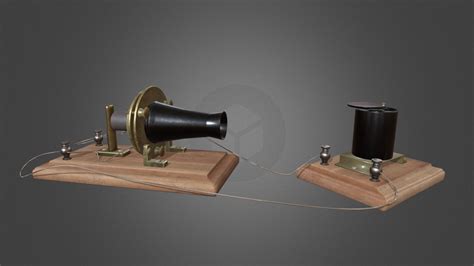 Alexander Graham Bell Telephone - Buy Royalty Free 3D model by Amlogy (@AmlogyGmbH) [7471dbb ...