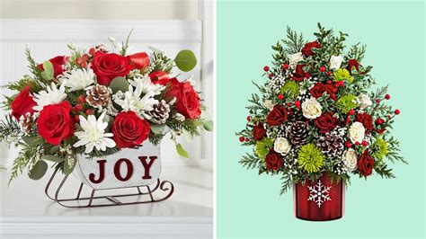 Flower delivery services you can order arrangements from for Christmas