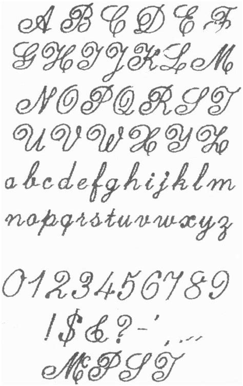 Posh Handwriting Alphabet - Calligraphy and Art