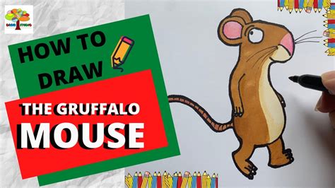 How to Draw a Mouse | The Gruffalo Mouse - YouTube