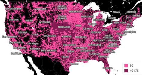 Metro By T Mobile Coverage Map - Vector U S Map