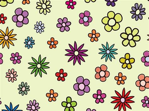 Cartoon Flowers Wallpapers - Wallpaper Cave