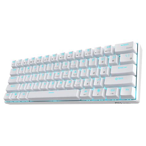 ROYAL KLUDGE RK61 61 Keys Wireless 60% Mechanical Gaming Keyboard White Red Switch – RKgaming