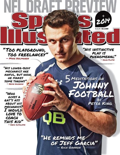 5 Meditations On Johnny Football 2014 Nfl Football Draft Sports Illustrated Cover Photograph by ...