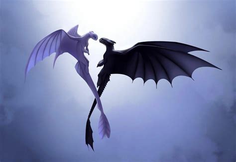 Toothless and Light Fury Wallpapers - Top Free Toothless and Light Fury Backgrounds ...