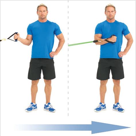 Internal Shoulder Rotators With Band - Exercise How-to - Workout Trainer by Skimble