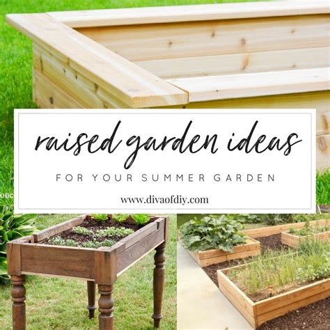 DIY Raised Garden Ideas for Your Summer Garden | Diva of DIY