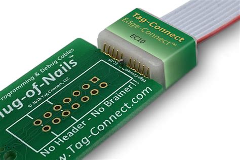 EC06-IDC 6-pin Castellated Board-Edge Connectors | Tag-Connect