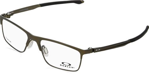 Amazon.com: Oakley Men's OX5137 Cartridge Titanium Rectangular Prescription Eyeglass Frames ...