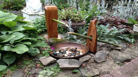 Japanese Water Garden With Bamboo