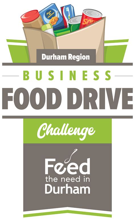 Branding and Logo Design for the Durham Region Business Food Drive - Electric Design