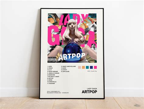 Lady Gaga - Artpop Album Cover Poster | Architeg Prints