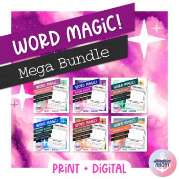 Spelling Games Mega Bundle - Print and Digital by Adventures Ahoy