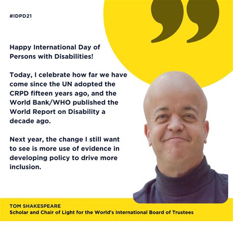 Happy International Day of Persons with Disabilities - Light for the World International