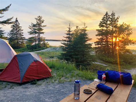 Camping at Wilderness State Park : Michigan