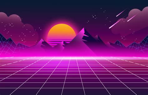 80s Retro Background Vector Art, Icons, and Graphics for Free Download