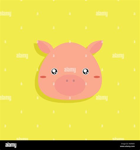 Cartoon pig face Stock Vector Image & Art - Alamy