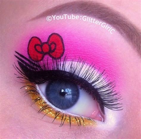 Hello Kitty Inspired Makeup | Hello kitty makeup, Hello kitty wedding, Makeup kit