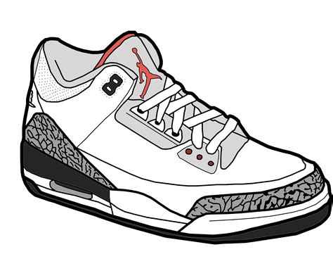 Jordan 3 'Fire Red' Sketch by MattisamazingPS on DeviantArt