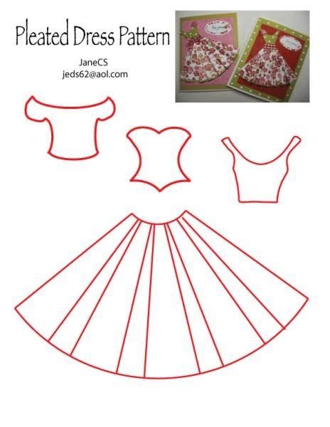 Pleated Dress Pattern - bjl | Templates | Pinterest