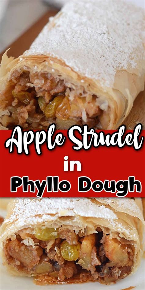 Apple strudel with phyllo dough – Artofit