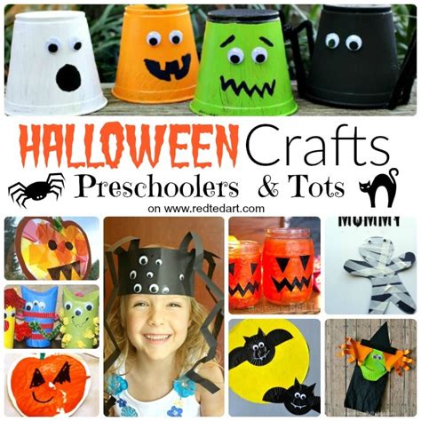 37 Cute & Easy Halloween Crafts for Toddlers and Preschool - Red Ted Art - Kids Crafts