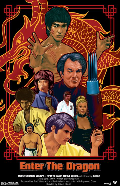 ENTER THE DRAGON | Poster By Johnbellottijr