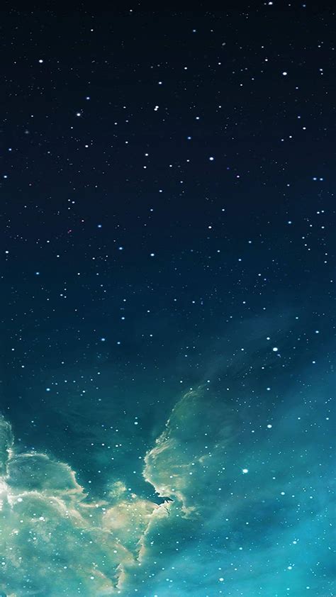 Download Blue-lit Sky Galaxy Iphone Wallpaper | Wallpapers.com