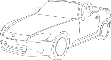 Car Outline Drawing at GetDrawings | Free download