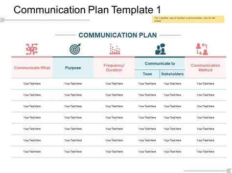 Communication Plan Template Powerpoint - Printable Word Searches