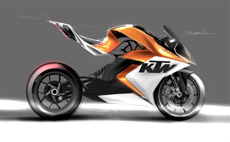 This Fully-Electric KTM RC Rendering Looks Futuristic