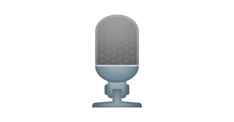 🎙️ Studio Microphone Emoji