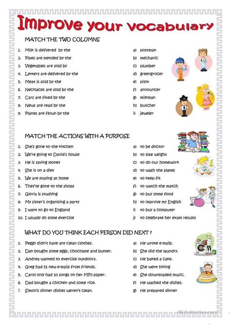 Improve your English worksheet - Free ESL printable worksheets made by teachers | English ...