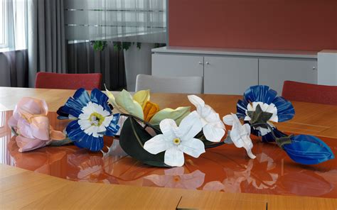 flowers conference table | Linda Nieuwstad