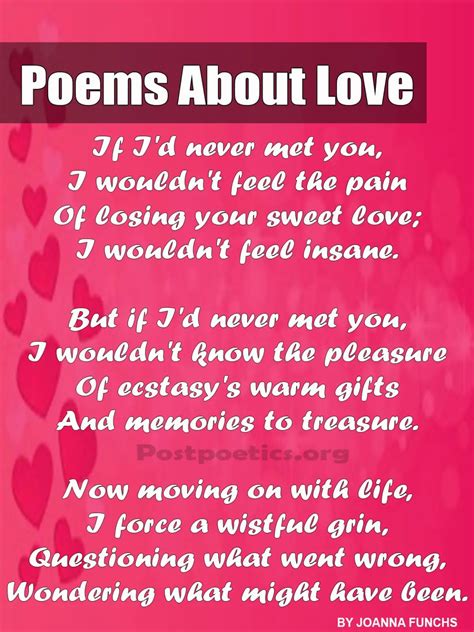 Sweet Romantic Love Poems For Her / Him From The Heart