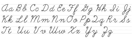 Cursive All Letters – AlphabetWorksheetsFree.com