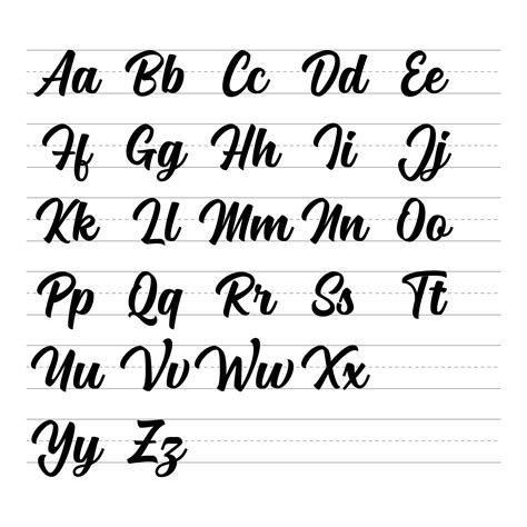 Basic Cursive Letters