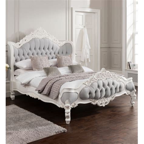 Antique French Style Bed | Shabby Chic Fabric Beds From Homesdirect365