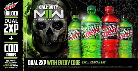 Call of Duty Teams Up with Mountain Dew to Offer MW2 Double XP Bonuses & COD Points - VideoGamer