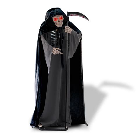 Totally Ghoul Halloween Animated Standing Grim Reaper