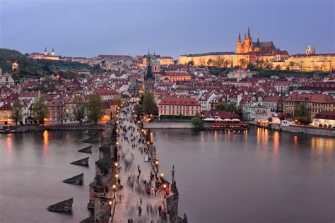 Charles Bridge and Prague Castle, Prague, Czech Republic | Anshar Images