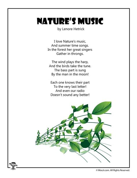 30 New Nature Poems for Kids - Poems Ideas